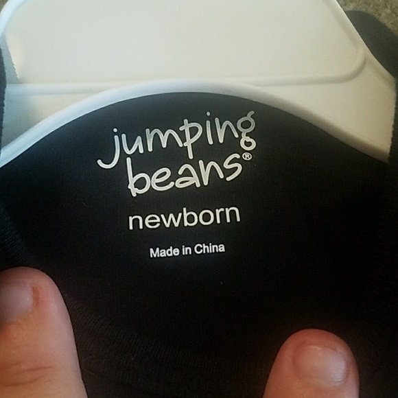 Black newborn onesie - Picture 2 of 3